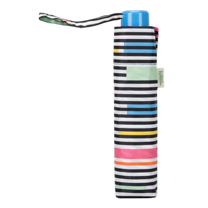 totes® Supermini Colour Block Stripe Print Umbrella ( 3 Section ) Extra Image 2
